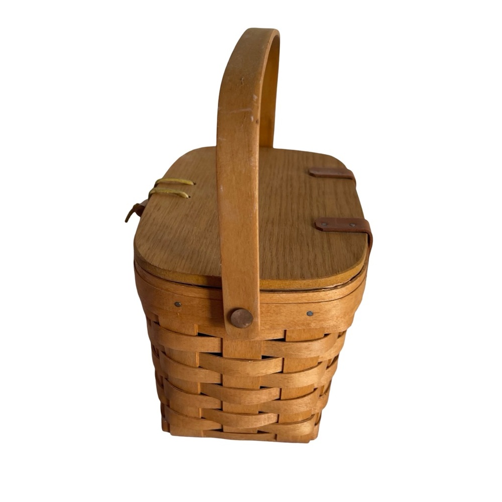 Vintage Longaberger Basket Purse - Picture 4 of 7